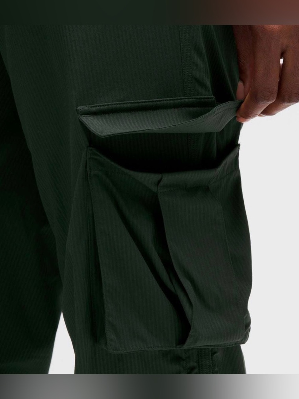 Lululemon Dance Studio Relaxed Fit MidRise Cargo Pant Sz XS Rainforest Green NWT - Picture 2 of 4